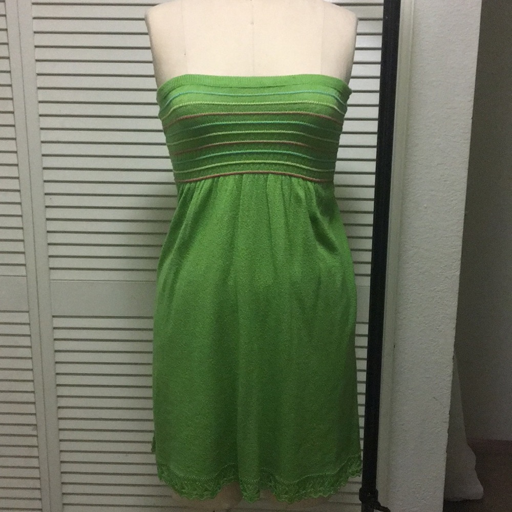 Bebe Smocked Bust Mini Dress